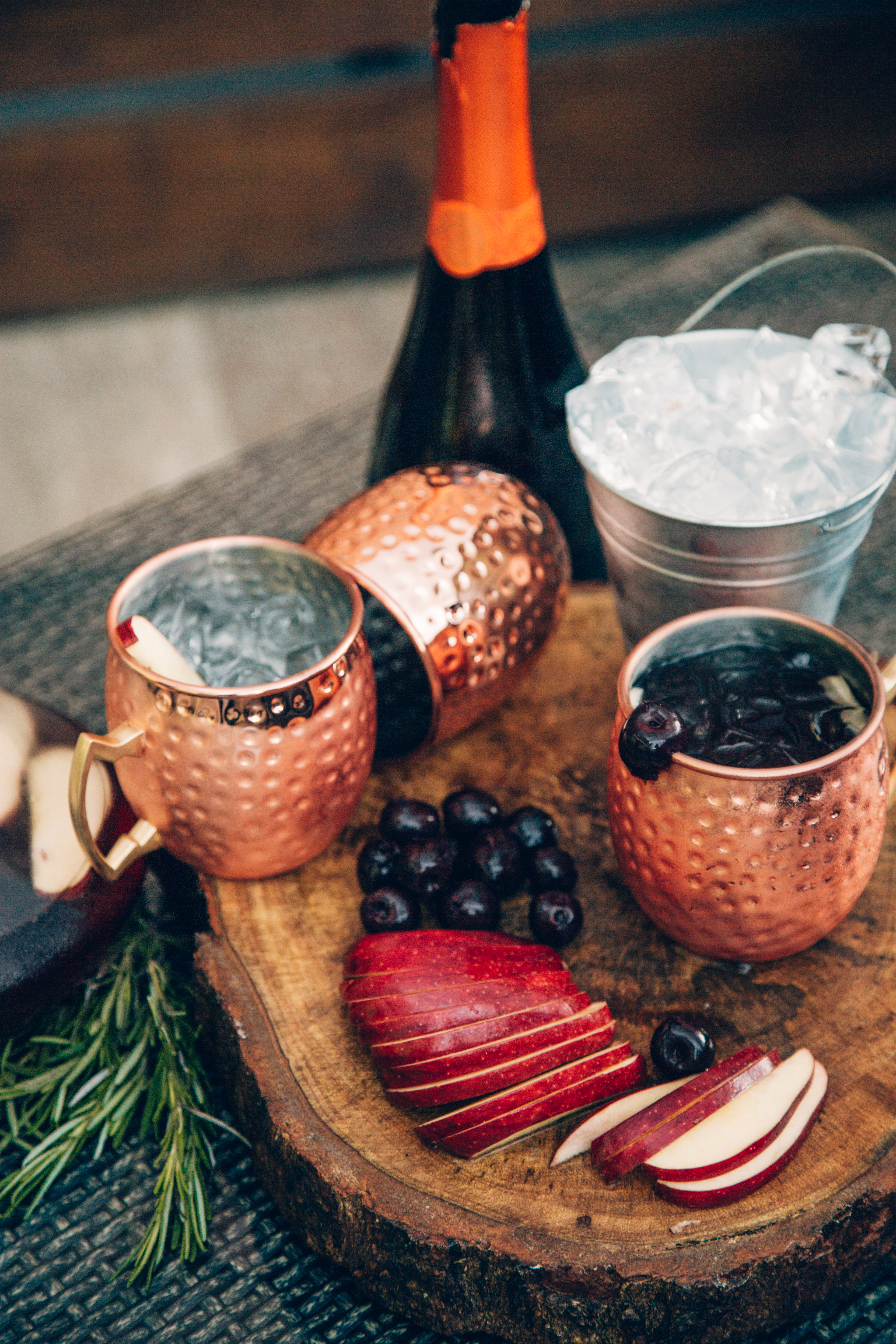 Black Cherry Apple Moscow Mule