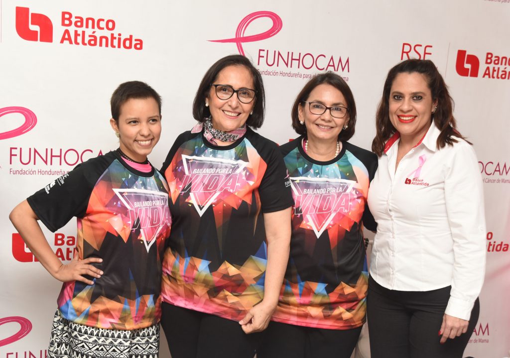 Por 5to año consecutivo, Banco Atlántida se suma a FUNHOCAM en la lucha contra el cáncer de mama