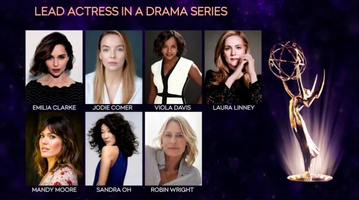 Los nominados a los premios Emmy 2019