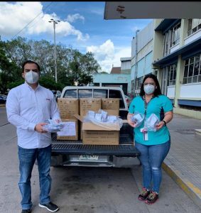 Cervecería Hondureña dona mascarillas de oxígeno al Hospital Escuela