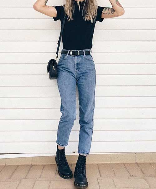 8 maneras de usar tus mom jeans