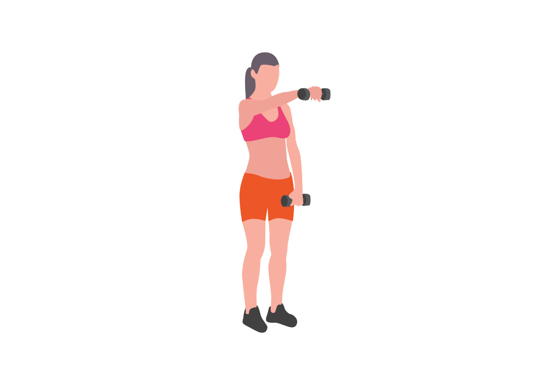 3 ejercicios con mancuernas para fortalecer los hombros