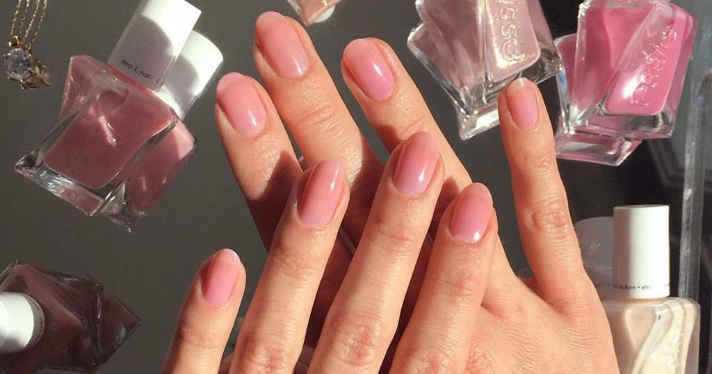 3. Light pink nail polish - wide 2