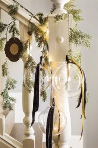 Ideas para decorar con bolas de navidad