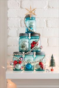 Cómo decorar con botes de cristales esta Navidad