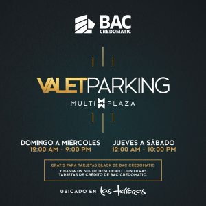 Multiplaza y BAC Credomatic presentan novedoso servicio de Valet Parking